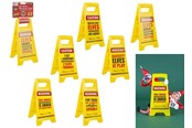 Creatief spelen - Elves Behavin' Badley Elf Slogans Warning Sign 6 asst. - 600305