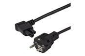 Voedingskabel (intern) - Deltaco - power cable - power CEE 7/7 to IEC 60320 C5 - 50 cm - DEL-120-05