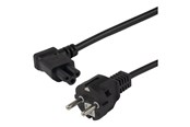 Voedingskabel (intern) - Deltaco - power cable - power CEE 7/7 to IEC 60320 C5 - 5 m - DEL-120-5