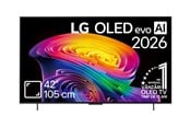 Flat screen TV - LG 42" Flat screen TV OLED 4K Dolby Vision OLED42C61LA C6 Series evo AI - OLED42C61LA.AEU