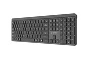 Toetsenbord - Gembird - keyboard - dual-mode pro-business slim full size - QWERTY - US - black Input Device - Toetsenbord - Engels (US international) - Zwart - KB-WPS-03
