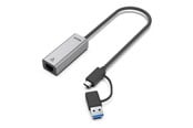 Netwerk-adapter (netwerkkaart, printserver, enz.) - Unitek - network adapter - USB-C / USB-A - 2.5 Gigabit Ethernet - U1313CGY01