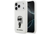 Mobiel - Covers & Cases - Karl Lagerfeld Silicone Karl Sketch & Logo MagSafe Case for iPhone 17 Pro - White - 3666339498597