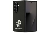 Mobiel - Covers & Cases - Karl Lagerfeld Saffiano Karl&Choupette Pin Case for Samsung Galaxy Z Fold7 - Black - 3666339559397
