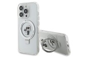Mobiel - Covers & Cases - Karl Lagerfeld KLHMP14LHMRSKCH iPhone 14 Pro 6.1" white/white hardcase Ring Stand Karl&Choupette MagSafe - 3666339168858