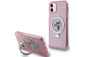 Mobiel - Covers & Cases - Karl Lagerfeld Ring Stand Karl&Choupette MagSafe case for iPhone 11 / Xr - pink - 3666339168919