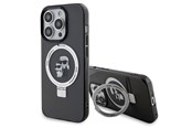 Mobiel - Covers & Cases - Karl Lagerfeld KLHMP13LHMRSKCK iPhone 13 Pro 6.1" black/black hardcase Ring Stand Karl&Choupette MagSafe - 3666339169053