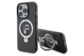 Mobiel - Covers & Cases - Karl Lagerfeld KLHMP15XHMRSKCK iPhone 15 Pro Max 6.7" black/black hardcase Ring Stand Karl&Choupette MagSafe - 3666339169145