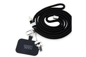 Mobiel - Overige accessoires - Karl Lagerfeld KLUCNMSCKIK Universal CBDY Cord case - black - 3666339170431