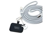 Mobiel - Overige accessoires - Karl Lagerfeld KLUCNMSCKIG Universal CBDY Cord case - black - 3666339170448