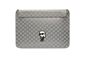 Tassen - Karl Lagerfeld Saffiano Monogram Ikonik case for a 14" laptop - silver - 3666339170547