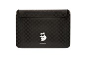 Tassen - Karl Lagerfeld Saffiano Monogram Choupette case for a 14" laptop - black - 3666339170561