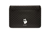 Tassen - Karl Lagerfeld Saffiano Monogram Choupette case for a 16" laptop - black - 3666339170578