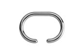 Afvalscheiding - Croydex C-Shaped Shower Curtain Rings Chrome Pack of 12 - AK142141