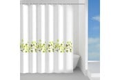 Reiniging - Gedy Green Leaves Shower Curtain 120 x 200 cm - 12330