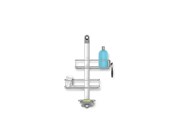 Reiniging - Simplehuman Medium Adjustable Shower Caddy - Matte Steel - BT1098