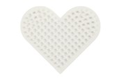 Creatief spelen - Creativ Company NABBI BioBeads Base Plate Small Heart 7x8.5cm - 906785