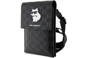 Tassen - Karl Lagerfeld Case KLWBSAKHPCK Handbag - Black Saffiano Monogram Choupette - 3666339170622