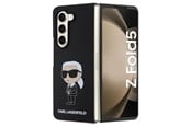 Mobiel - Covers & Cases - Karl Lagerfeld KLHCZFD5SNIKBCK Z Fold5 hardcase black/black Silicone Ikonik - 3666339174064