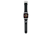 Smartwatch - Accessoires - Karl Lagerfeld 3D Rubber Choupette Heads Strap for Apple Watch 38/40/41mm - Black - 3666339190118