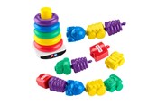Speelgoed voor baby's - Fisher Price Stacking Tower and Click Beads - JGR50