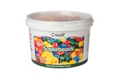 Creatief spelen - Creall Super Beads 7 Shapes 5 Colors - 245 pcs. - 17200