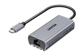 Netwerk-adapter (netwerkkaart, printserver, enz.) - Unitek - network adapter - USB-C - 5 Gigabit Ethernet - U1343AGY01