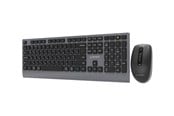 Toetsenbord - Gembird - keyboard and mouse set - dual-mode slim full size - Cyrillic - black Input Device - Keyboard and mouse set - Cyrillic - Zwart - KBS-WPS-02-CYRL