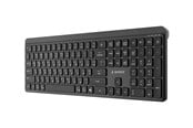 Toetsenbord - Gembird - keyboard - dual-mode pro-business slim full size - Cyrillic - black Input Device - Toetsenbord - Cyrillic - Zwart - KB-WPS-03-CYRL