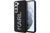Mobiel - Covers & Cases - Karl Lagerfeld 3D Rubber Glitter Logo case for Samsung Galaxy S23+ - black - 3666339241940