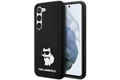 Mobiel - Covers & Cases - Karl Lagerfeld Silicone Choupette case for Samsung Galaxy S24 - black - 3666339242329