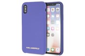 Mobiel - Covers & Cases - Karl Lagerfeld Silicone iPhone X/Xs Case - Purple - 3700740435540