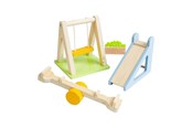 Houten speelgoed - Bigjigs Wooden Dollhouse Furniture Garden Set - 4-piece - 38006