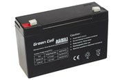 UPS - Green Cell AGM01 - 6V 12Ah VRLA Battery | AGM | Maintenance-Free - AGM01