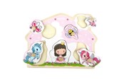 Puzzels - Lillie & Ellie Lillie and Ellie - Wooden Peg Puzzle - 5201