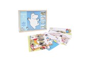 Puzzels - MOOMIN - 4 Wooden Puzzle In Box - 7275