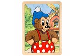 Puzzels - Rasmus Klump - Framed Wooden Puzzle - 7494