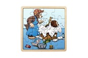 Puzzels - Rasmus Klump - Framed Wooden Puzzle - Bath Time - 7497