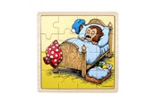 Puzzels - Rasmus Klump - Framed Wooden Puzzle - Good Night - 7498