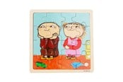 Puzzels - Alfons Åberg - Framed Wooden Puzzle - Friends - 7835