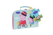 Puzzels - Peppa Pig - Suitcase w. Puzzle - Biking - 9034