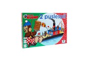 Bordspellen, Kaartspellen & Dobbelspellen - Rasmus Klump - 2 Puzzles - Mary - 7402