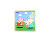 Bordspellen, Kaartspellen & Dobbelspellen - Peppa Pig - Framed Wooden Puzzle - Rebecca Rabbit - 9030