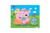 Bordspellen, Kaartspellen & Dobbelspellen - Peppa Pig - Framed Cardboard Puzzle - Family - 9054