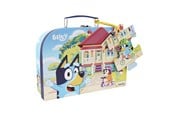 Bordspellen, Kaartspellen & Dobbelspellen - Bluey - Suitcase w. Puzzle - Bike - 9300
