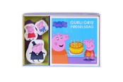 Kinderboeken - - Bog med 3 træfigurer - Gurli Gris Føds - 9010