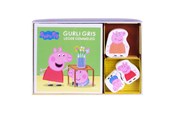 Kinderboeken - - Bog med 3 træfigurer - Gurli Gris Lege - 9011