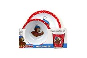 Kinderkamer - Rasmus Klump - Mealtime Set - 3pcs - Red - 7482