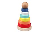 Speelgoed voor baby's - Barbo Baby Stacking Rings - 6073