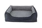 Honden - Nobby Comfort bed square VARA 90 x 70 x 24 cm Grå - L61882